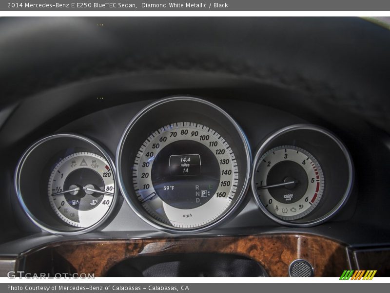 Diamond White Metallic / Black 2014 Mercedes-Benz E E250 BlueTEC Sedan