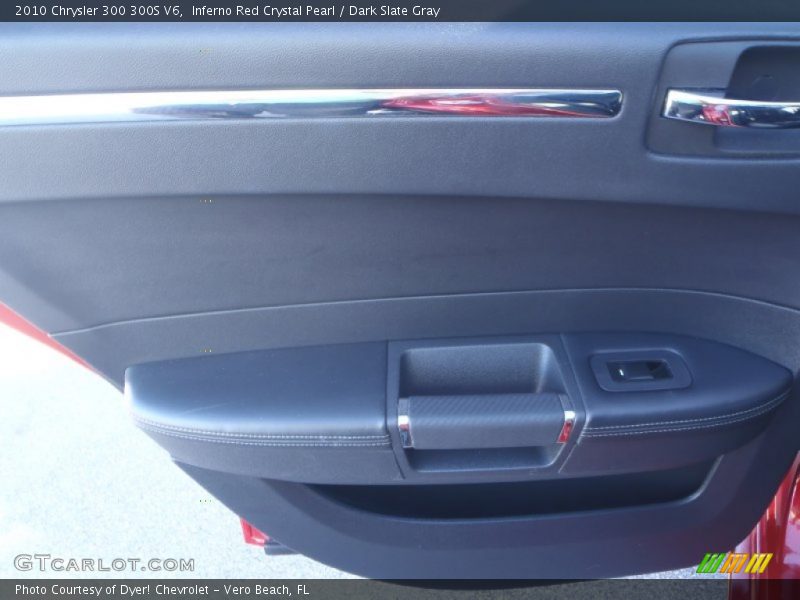 Inferno Red Crystal Pearl / Dark Slate Gray 2010 Chrysler 300 300S V6