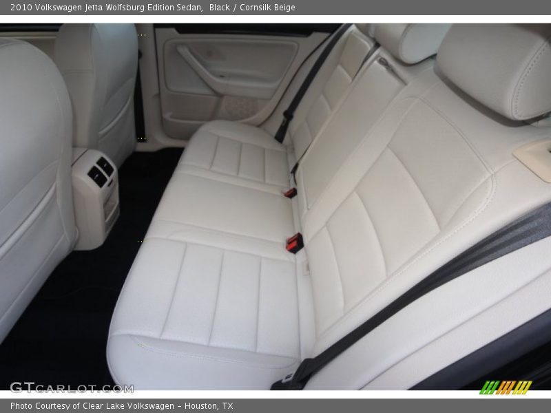 Black / Cornsilk Beige 2010 Volkswagen Jetta Wolfsburg Edition Sedan