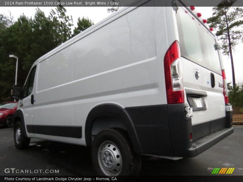 Bright White / Gray 2014 Ram ProMaster 1500 Cargo Low Roof