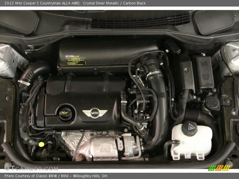 Crystal Silver Metallic / Carbon Black 2013 Mini Cooper S Countryman ALL4 AWD