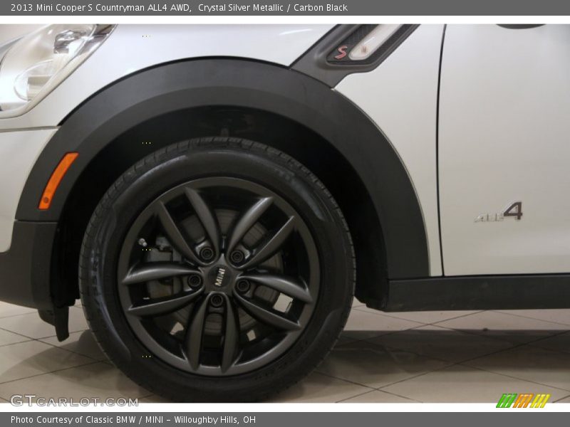 Crystal Silver Metallic / Carbon Black 2013 Mini Cooper S Countryman ALL4 AWD