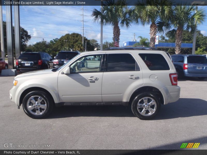 Light Sage Metallic / Stone 2009 Ford Escape Limited