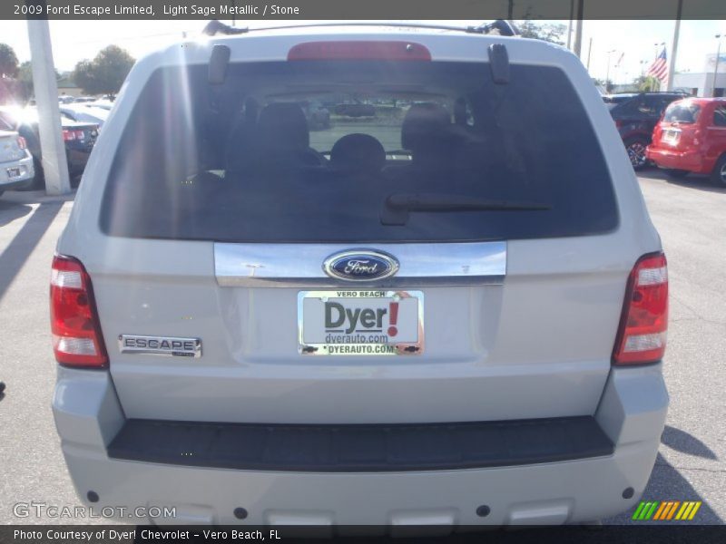 Light Sage Metallic / Stone 2009 Ford Escape Limited