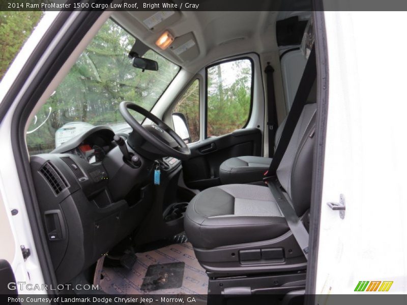 Bright White / Gray 2014 Ram ProMaster 1500 Cargo Low Roof