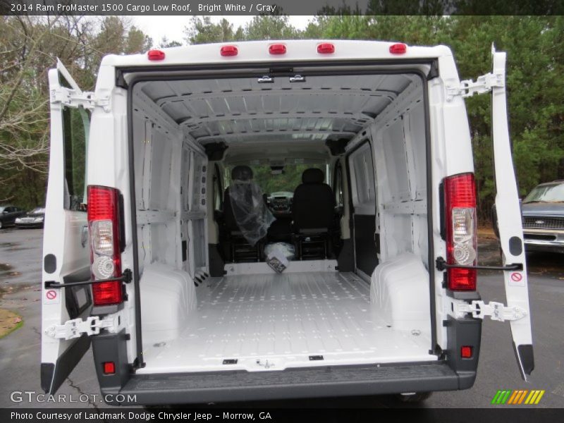 Bright White / Gray 2014 Ram ProMaster 1500 Cargo Low Roof