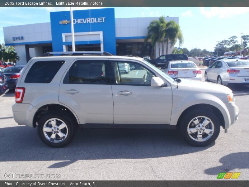 Light Sage Metallic / Stone 2009 Ford Escape Limited
