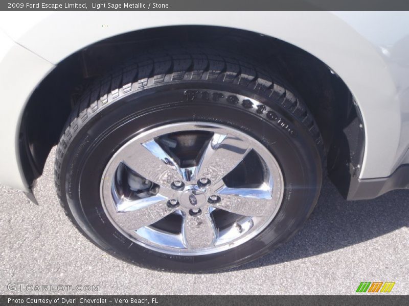 Light Sage Metallic / Stone 2009 Ford Escape Limited