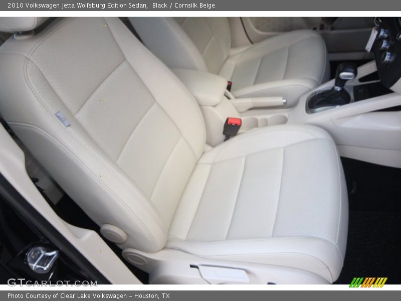 Black / Cornsilk Beige 2010 Volkswagen Jetta Wolfsburg Edition Sedan
