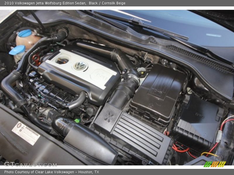Black / Cornsilk Beige 2010 Volkswagen Jetta Wolfsburg Edition Sedan