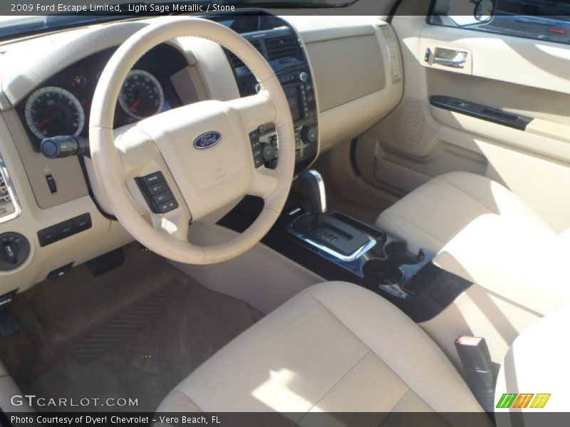 Light Sage Metallic / Stone 2009 Ford Escape Limited