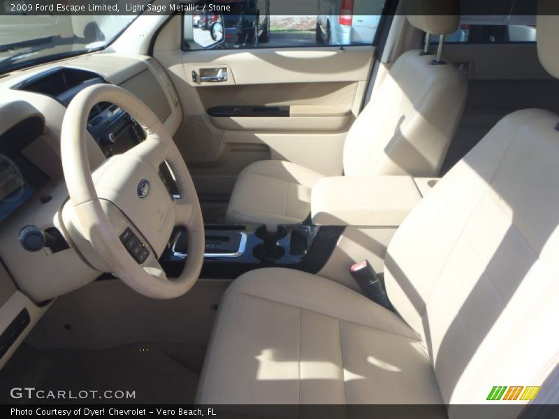 Light Sage Metallic / Stone 2009 Ford Escape Limited