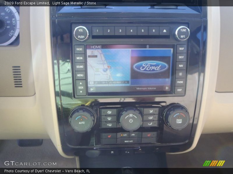 Light Sage Metallic / Stone 2009 Ford Escape Limited