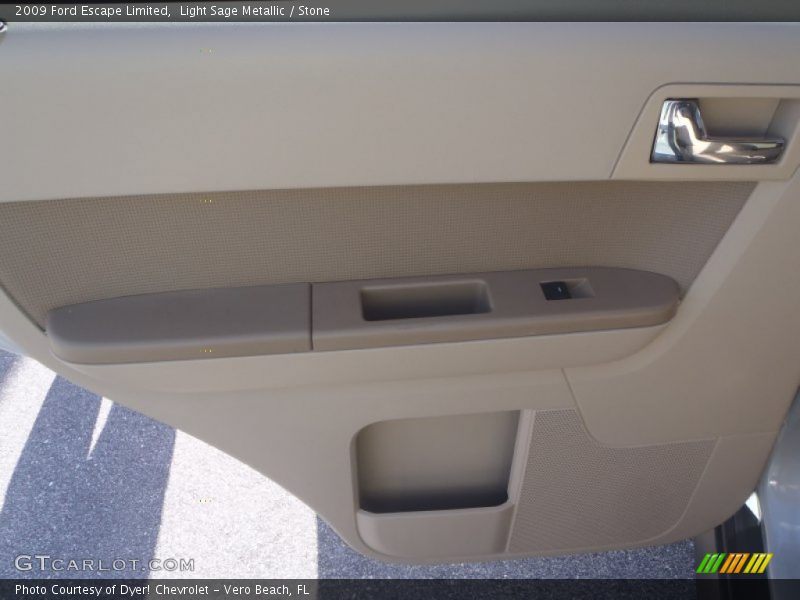 Light Sage Metallic / Stone 2009 Ford Escape Limited