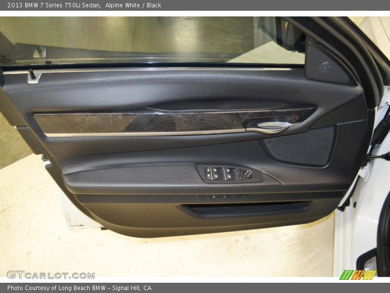 Alpine White / Black 2013 BMW 7 Series 750Li Sedan