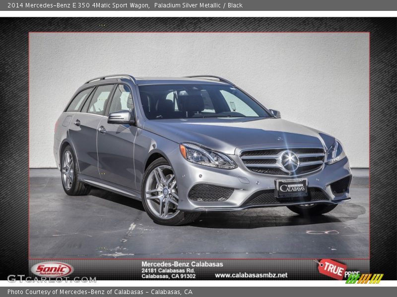 Paladium Silver Metallic / Black 2014 Mercedes-Benz E 350 4Matic Sport Wagon