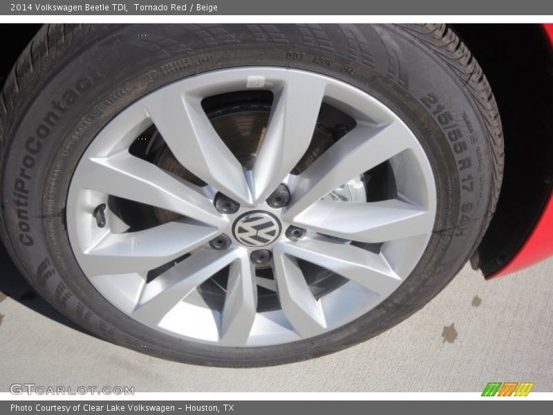 Tornado Red / Beige 2014 Volkswagen Beetle TDI
