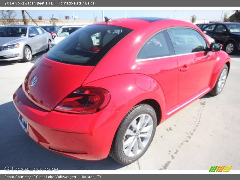Tornado Red / Beige 2014 Volkswagen Beetle TDI