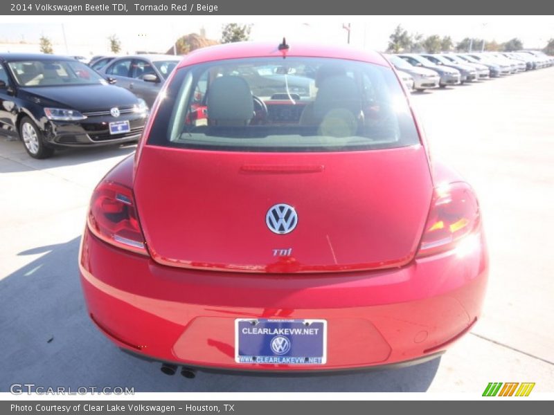 Tornado Red / Beige 2014 Volkswagen Beetle TDI