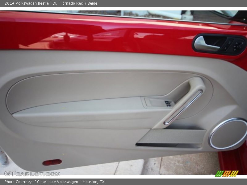 Tornado Red / Beige 2014 Volkswagen Beetle TDI