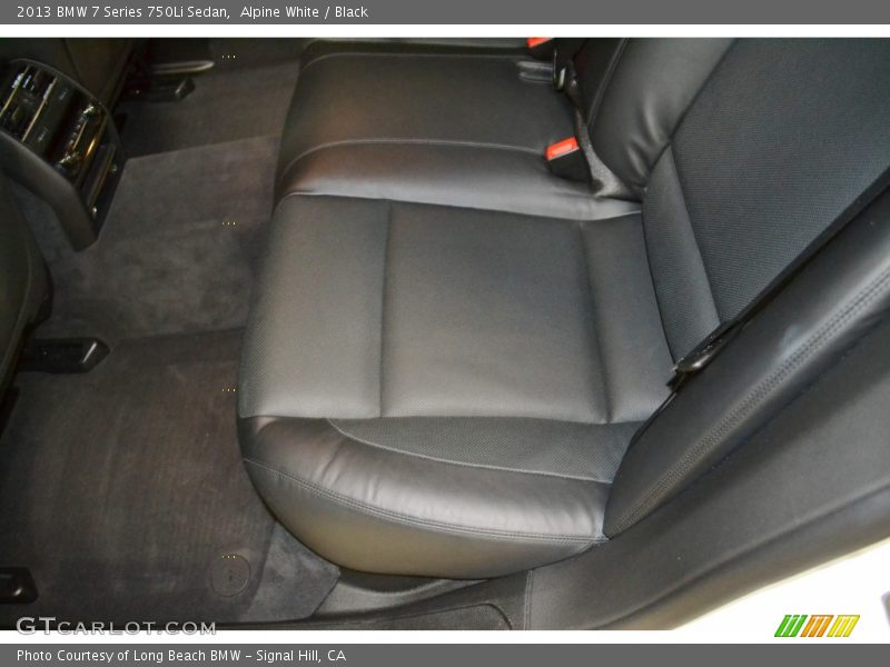 Alpine White / Black 2013 BMW 7 Series 750Li Sedan