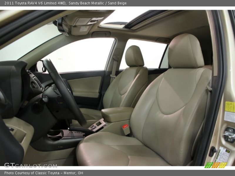 Sandy Beach Metallic / Sand Beige 2011 Toyota RAV4 V6 Limited 4WD