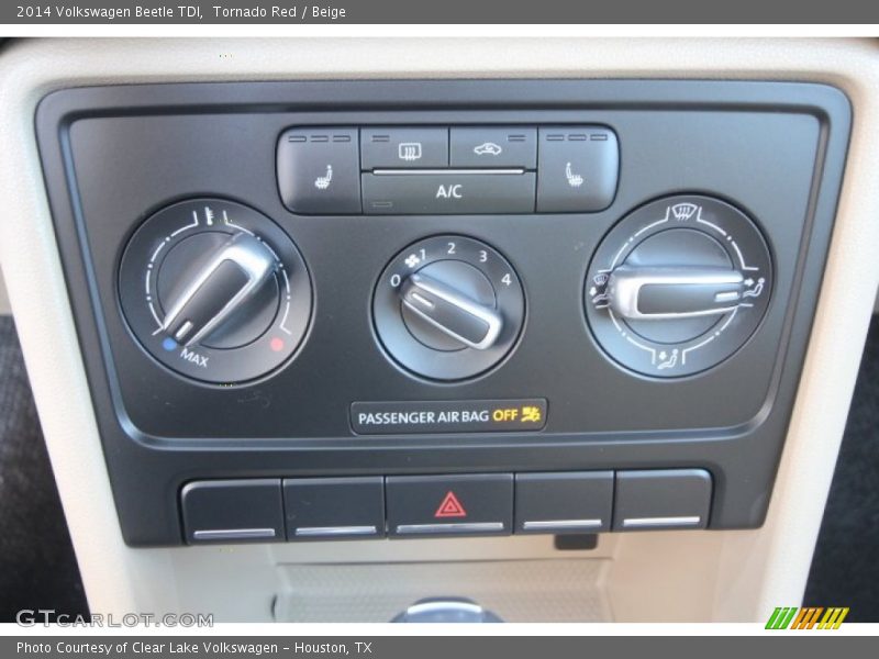 Controls of 2014 Beetle TDI