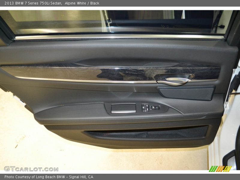 Alpine White / Black 2013 BMW 7 Series 750Li Sedan