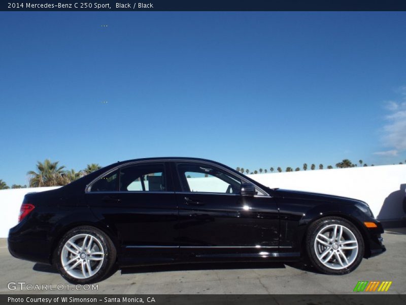 Black / Black 2014 Mercedes-Benz C 250 Sport