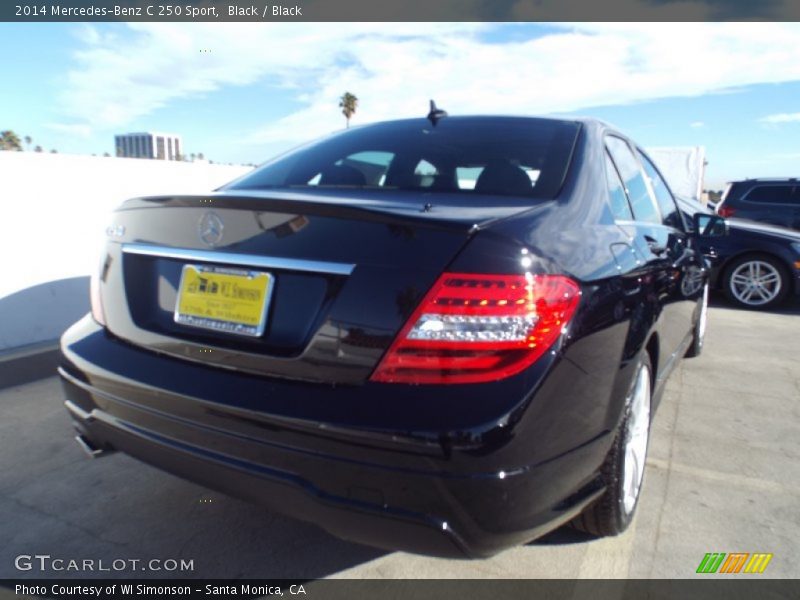 Black / Black 2014 Mercedes-Benz C 250 Sport