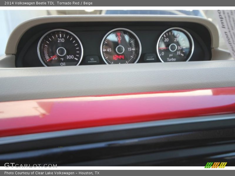 Tornado Red / Beige 2014 Volkswagen Beetle TDI