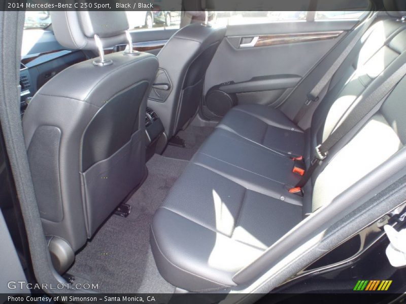 Black / Black 2014 Mercedes-Benz C 250 Sport