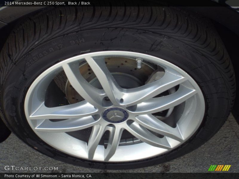 Black / Black 2014 Mercedes-Benz C 250 Sport