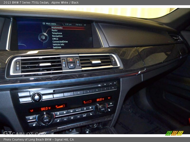 Alpine White / Black 2013 BMW 7 Series 750Li Sedan