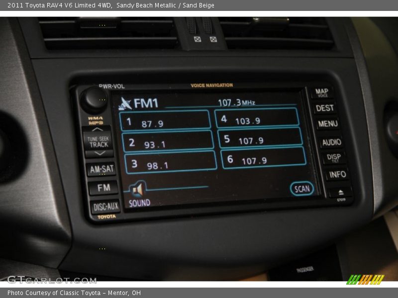 Sandy Beach Metallic / Sand Beige 2011 Toyota RAV4 V6 Limited 4WD