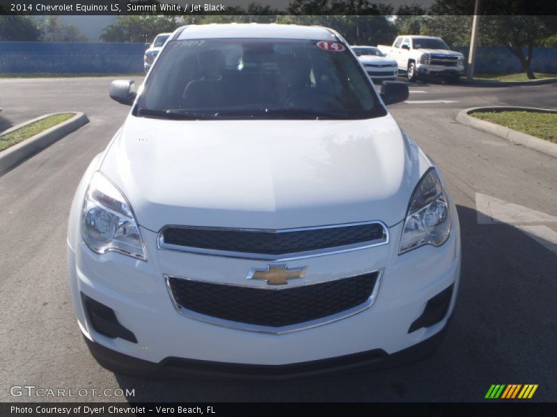 Summit White / Jet Black 2014 Chevrolet Equinox LS