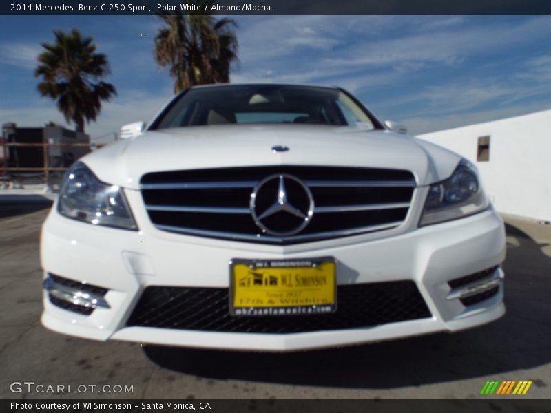 Polar White / Almond/Mocha 2014 Mercedes-Benz C 250 Sport