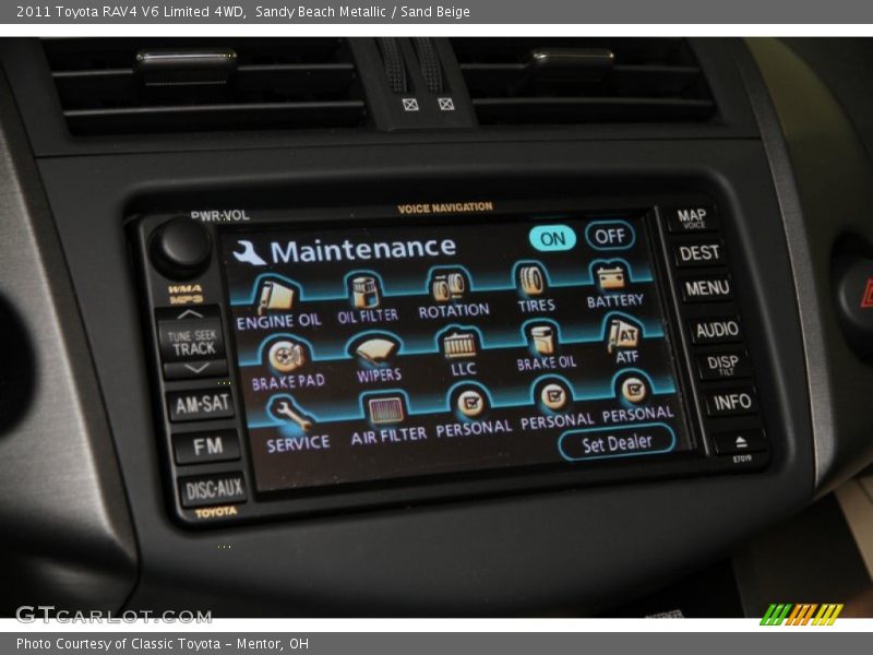 Sandy Beach Metallic / Sand Beige 2011 Toyota RAV4 V6 Limited 4WD