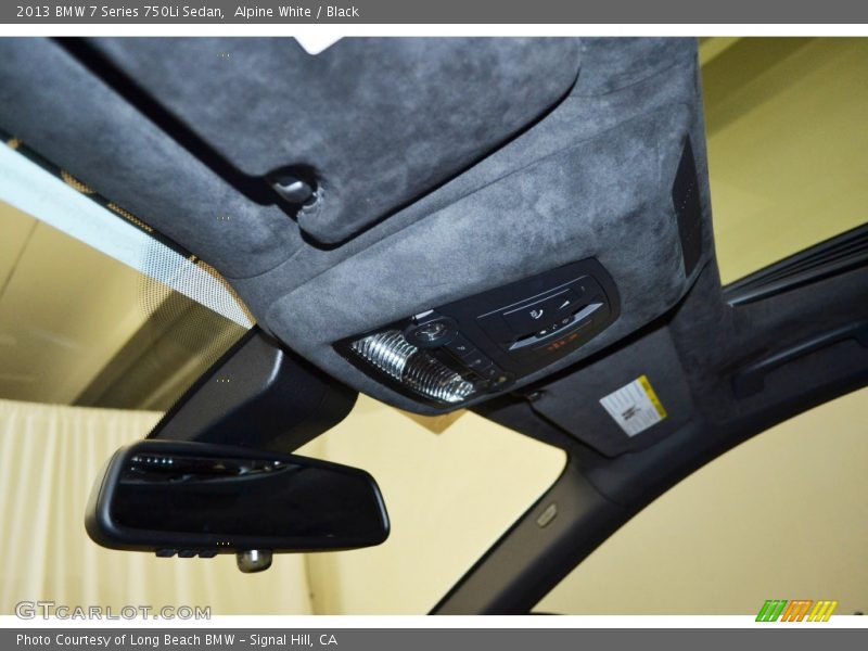 Alpine White / Black 2013 BMW 7 Series 750Li Sedan
