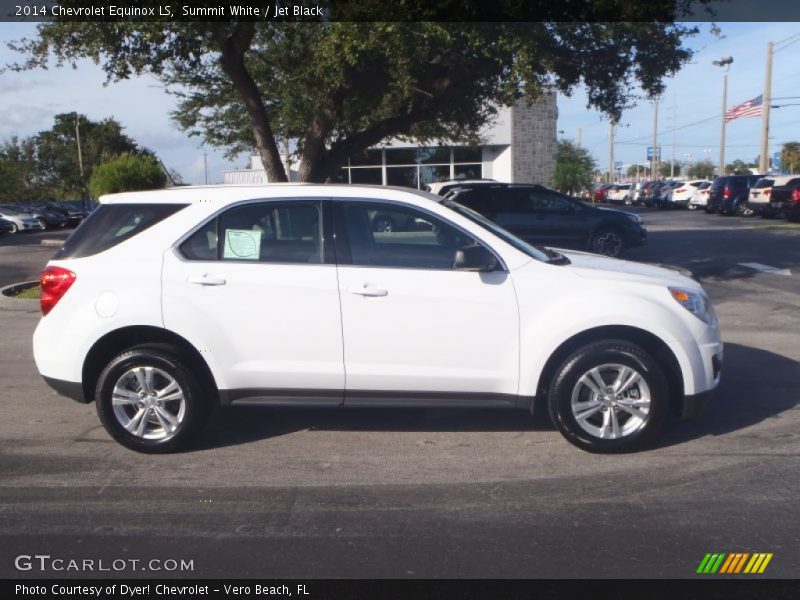Summit White / Jet Black 2014 Chevrolet Equinox LS