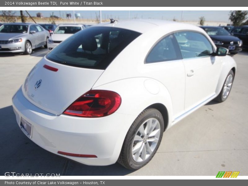 Pure White / Titan Black 2014 Volkswagen Beetle TDI