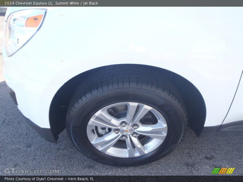 Summit White / Jet Black 2014 Chevrolet Equinox LS