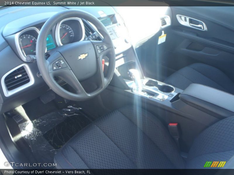 Summit White / Jet Black 2014 Chevrolet Equinox LS