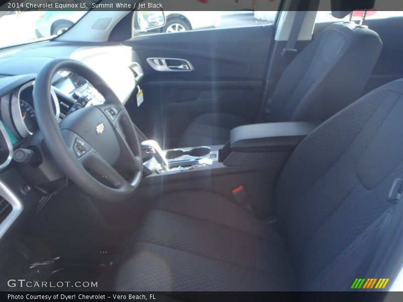 Summit White / Jet Black 2014 Chevrolet Equinox LS