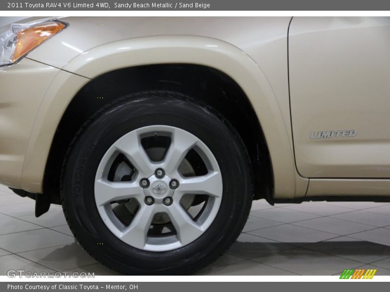 Sandy Beach Metallic / Sand Beige 2011 Toyota RAV4 V6 Limited 4WD