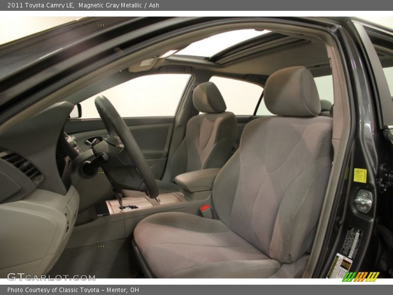 Magnetic Gray Metallic / Ash 2011 Toyota Camry LE