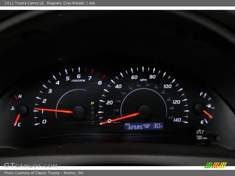 Magnetic Gray Metallic / Ash 2011 Toyota Camry LE