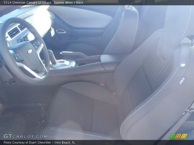 Summit White / Black 2014 Chevrolet Camaro LS Coupe