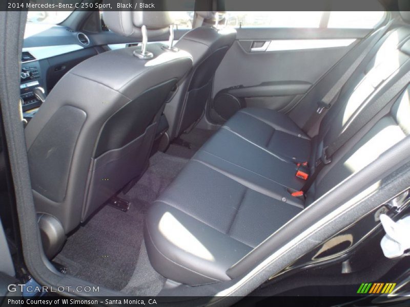 Black / Black 2014 Mercedes-Benz C 250 Sport