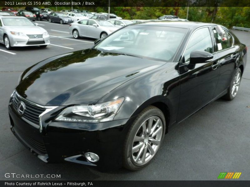 Obsidian Black / Black 2013 Lexus GS 350 AWD